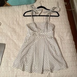 Majorelle, Size XS, Polka Dot Tie Strap Mini Dress